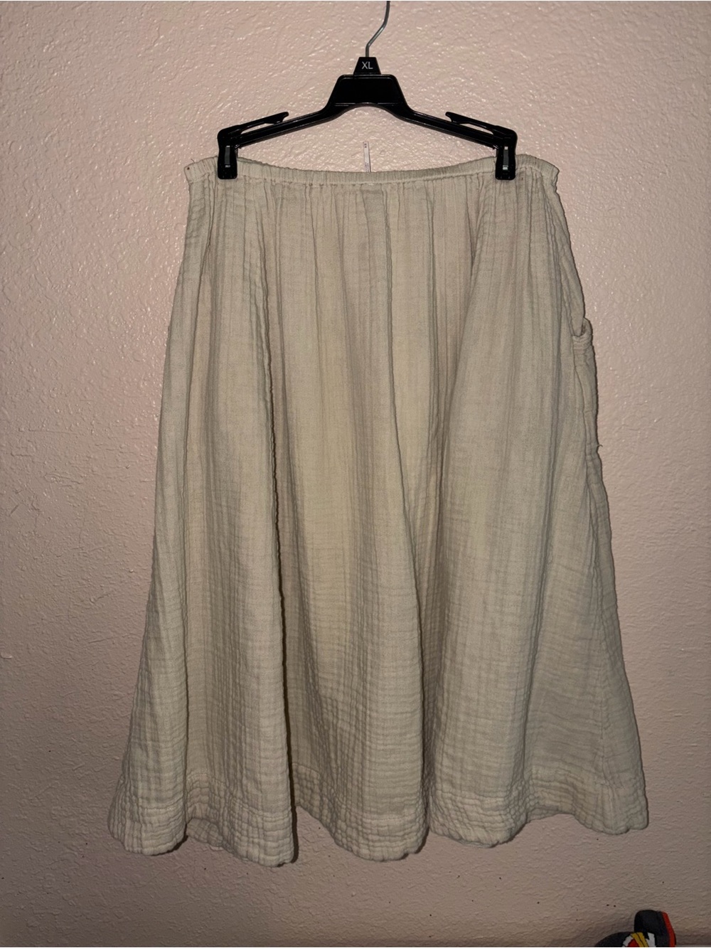 Free People Cream Gauze Skirt - Picture 2 of 5